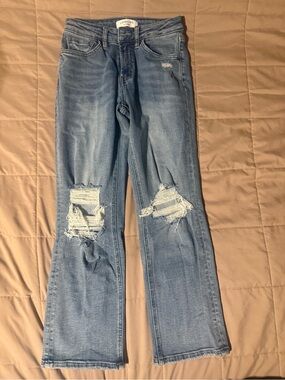 Lovervet Light Blue Distressed Womens jeans